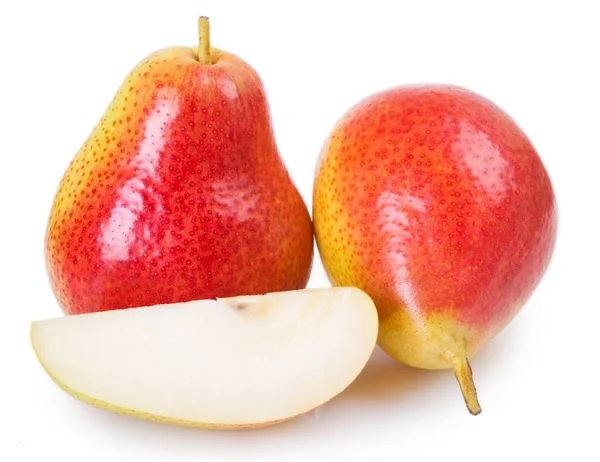 Fresh pear on white background — Stock Photo, Image