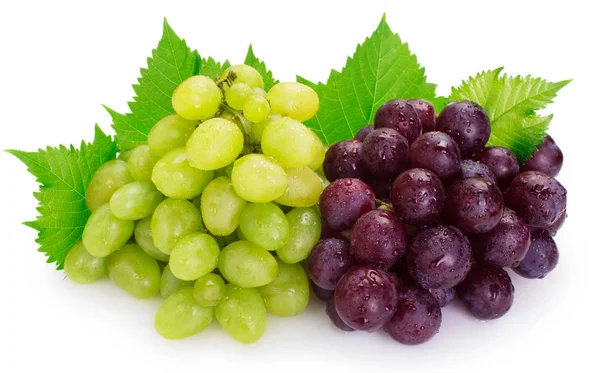 Fresh grape on white background — Stock Photo, Image