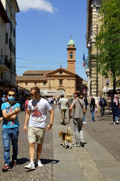 Форли Италия Июня 2020 Года Delle Torri Corpus Domini Church — стоковое фото