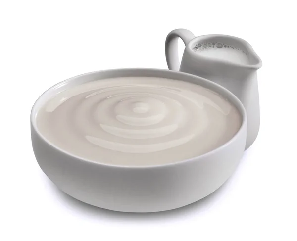 Milk Smooth Milk Cream — Stock Photo, Image