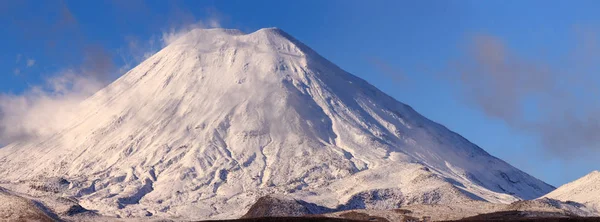 Vulcão Ngauruhoe Parque Nacional Tongariro Nova Zelândia — Fotografia de Stock