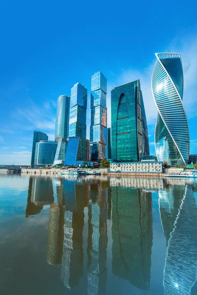 Moskva City International Business Center, Ryssland — Stockfoto