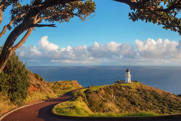 Leuchtturm Cape Reinga, Neuseeland Stockbild