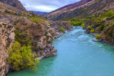 Güney Adası Kawarau Nehri kayalıkları, Yeni Zelanda
