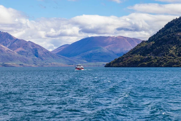 Jezero Wakatipu Queenstown, Nový Zéland — Stock fotografie