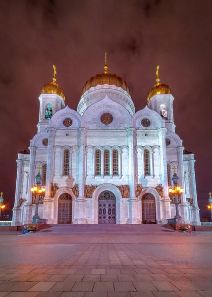 キリストの大聖堂救世主 モスクワのロシア正教会の大聖堂 — ストック写真
