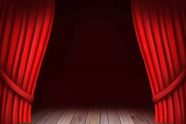 Red Curtain Reveal, Theatre Stage