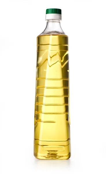Olivolja Flaska Isolerade Vitt Med Urklippsbana — Stockfoto