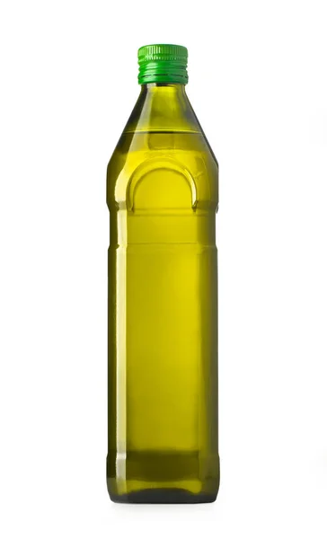 用修剪路径隔离的橄榄油瓶 — 图库照片