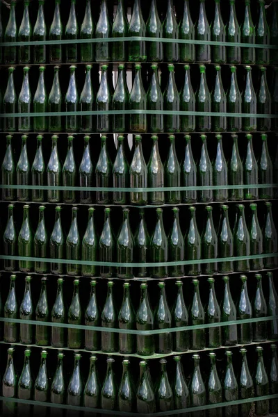 Racks Vinho Uma Antiga Adega — Fotografia de Stock