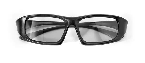 Preto 3d-óculos — Fotografia de Stock