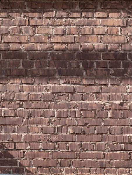 Kırmızı tuğla duvar dokusu — Stok fotoğraf