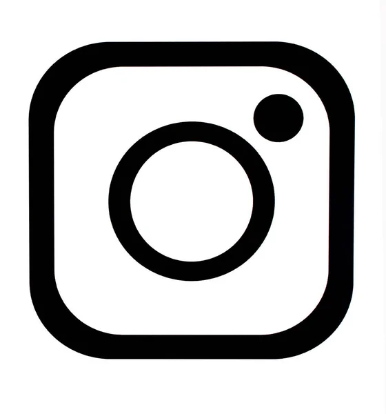Chisinau Mołdawia Września 2018 Nowe Ikony Instagramu Drukowane Białym Papierze — Zdjęcie stockowe