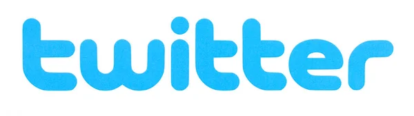 Chisinau Mołdawia Września 2018 Twitter Logo Drukowane Papierze Twitter Jest — Zdjęcie stockowe