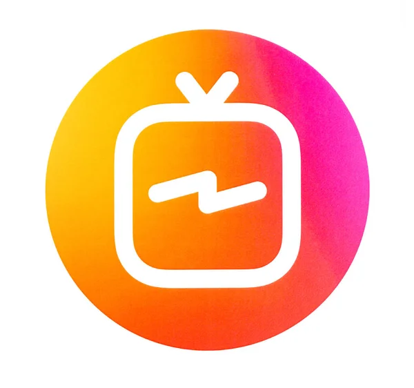Chisinau Moldova Seportasi 2018 Instagram Logo Logo Igtv — Stok Foto