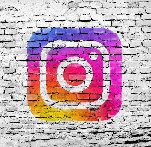 Chisinau Moldova April 2017 Ikon Kamera Logotype Instagram Baru Logo — Stok Foto