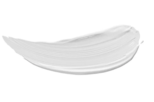 美容クリーム白の背景に白で隔離のクローズ アップ — ストック写真