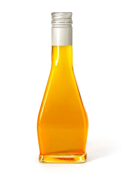 Ölflasche Isoliert Auf Weißem Hintergrund Mit Clipping Path — Stockfoto