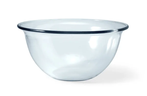 Порожнє Склянка Чаші Ізольовано Білому Тлі Відсічним Контуром — стокове фото