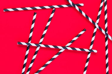 Çizgili içki payet kopya alanı ile arka plan