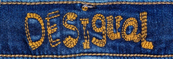 Chisinau Moldavia Enero 2019 Desigual Jeans Logo Una Marca Ropa — Foto de Stock