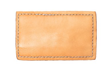 Beyaz Kırpma yoluyla izole boş jeans etiket