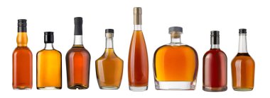  whiskey bottle isolated over a white background  clipart