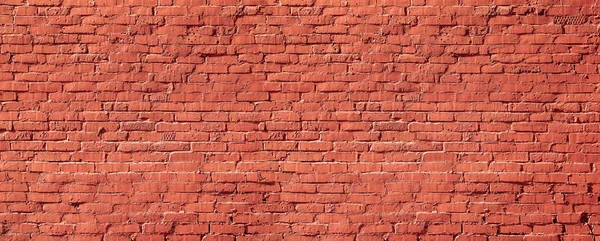 Kırmızı Tuğla Duvar Dokusu Grunge Arkaplanı — Stok fotoğraf