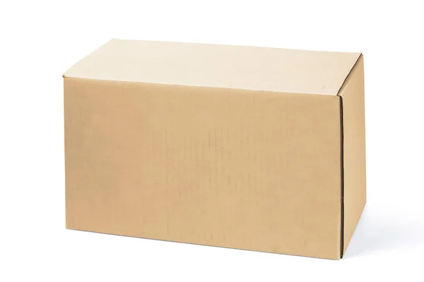 Box Isolado Fundo Branco Clipping Path — Fotografia de Stock