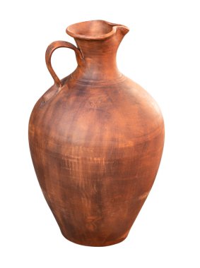 Seramik sürahi izole