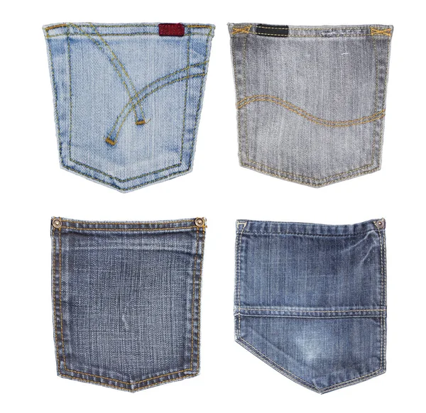 Tasca blu jeans . — Foto Stock