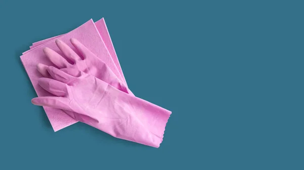 Limpieza guantes de goma — Foto de Stock