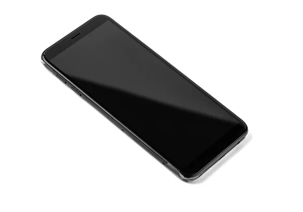 Black modern smartphone — Stock Photo, Image