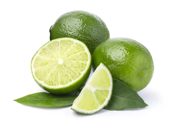 Lime isolated on white background — Stock Photo, Image