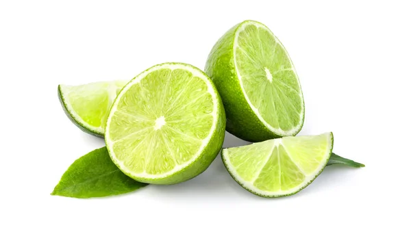 Lime isolated on white background — Stock Photo, Image