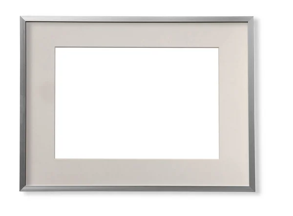 Silver frame for painting — Stock Photo, Image