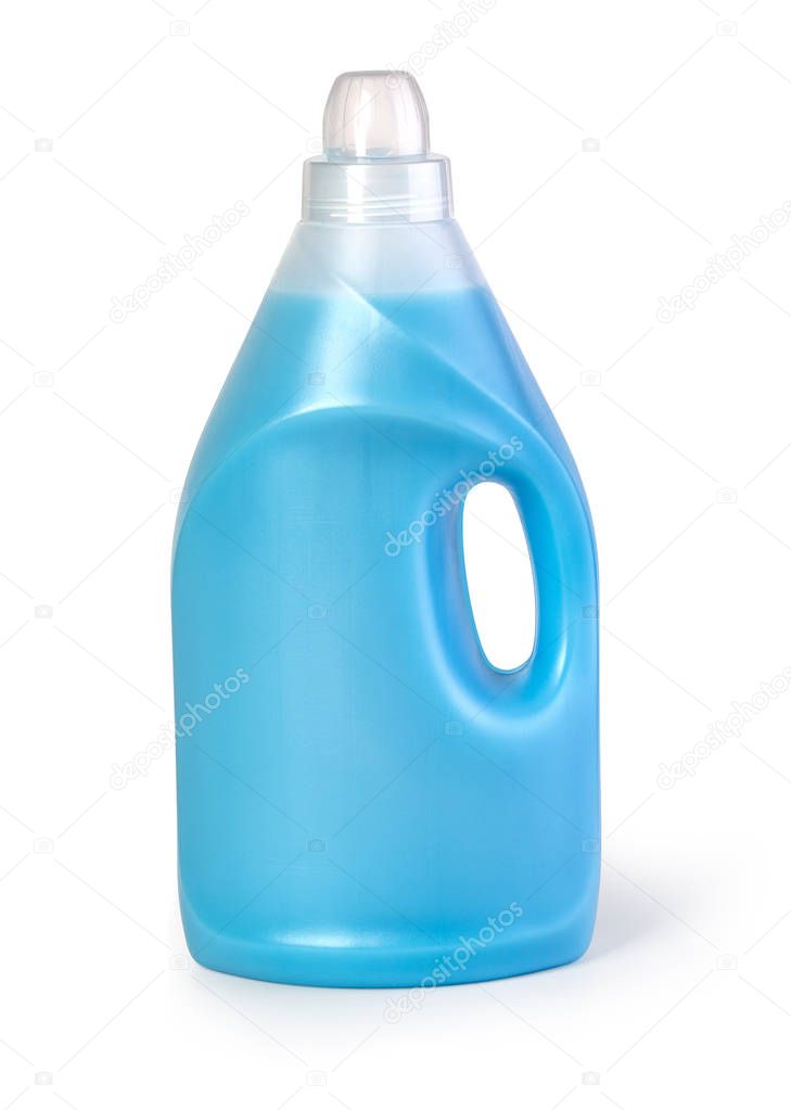 Plastic detergent container