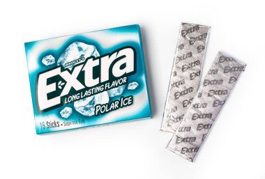 A pack of Wrigleys Extra Polar Ice Chewing Gum, clipart