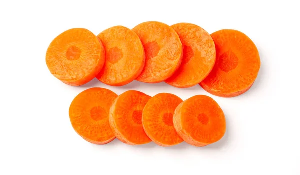 Slices orange carrots i — Stock Photo, Image