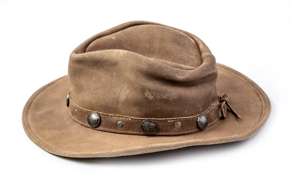 Бежевий ковбойський капелюх , — стокове фото