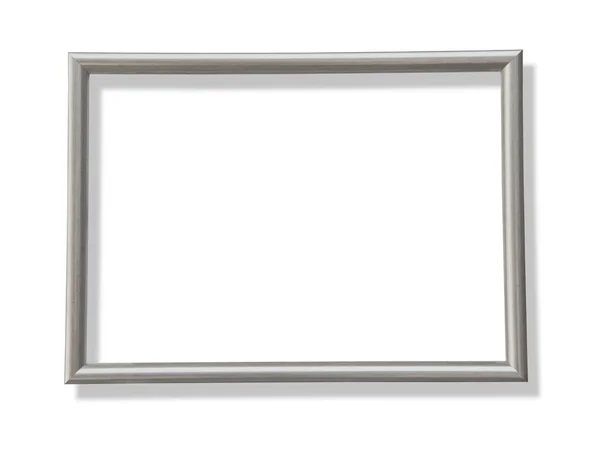 Silver modern frame — Stock Photo, Image