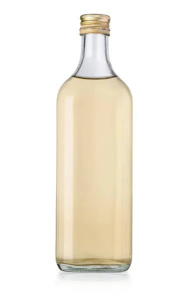 Beyaz sirke şişe izole — Stok fotoğraf