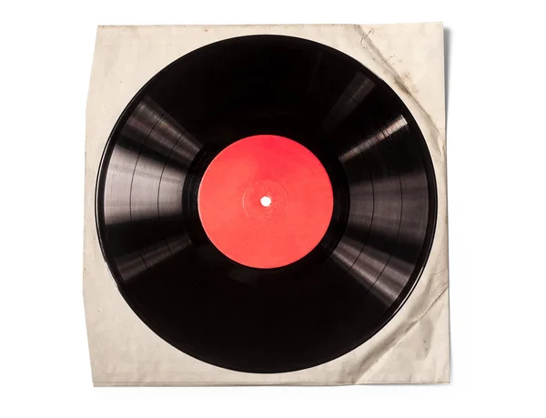 ビニールレコード用の古い紙ケース — ストック写真