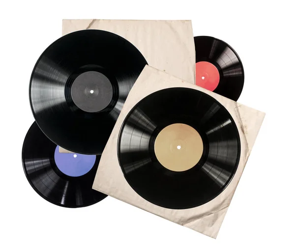 Oude papier geval voor vinyl record — Stockfoto