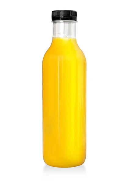 Sinaasappelsap fles — Stockfoto