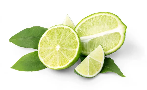 Lime  isolated on white — Stock Photo, Image