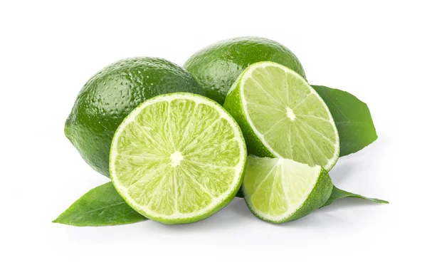 Lime. fruit  isolated on white — Stock Photo, Image