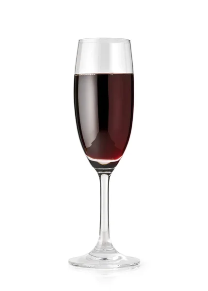 Glas mit Rotwein — Stockfoto