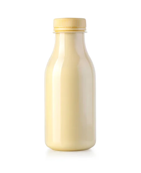 Fles melk geïsoleerd — Stockfoto