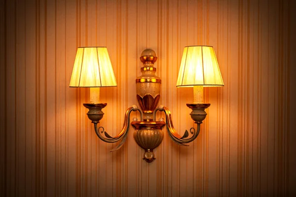 Sıcak duvar sconce — Stok fotoğraf